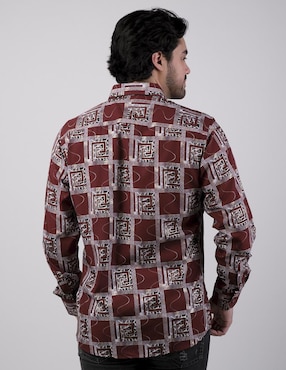 Camisa casual Benziny manga larga para hombre