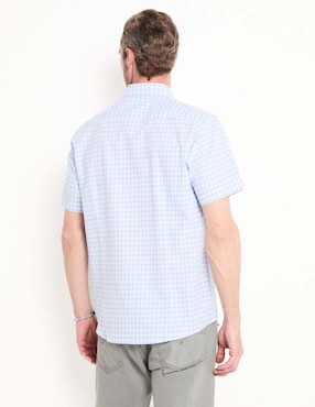 Camisa casual Dioro de algodón manga corta para hombre