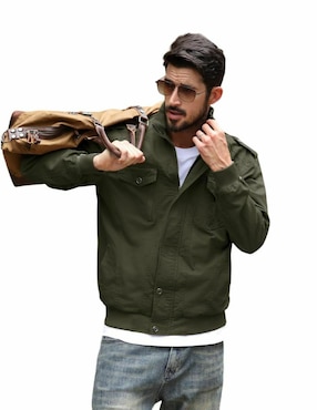 Chamarra Creatmo impermeable con bolsillos para hombre