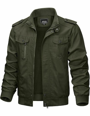 Chamarra Creatmo impermeable con bolsillos para hombre
