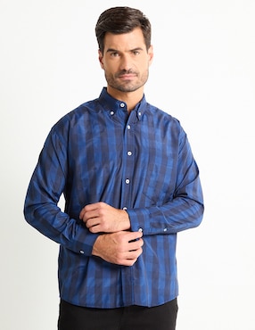 Camisa Casual Cavalatti Manga Larga Para Hombre