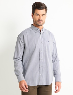 Camisa Casual Cavalatti Manga Larga Para Hombre