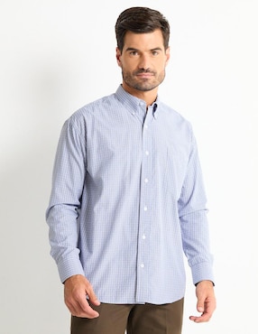 Camisa Casual Cavalatti Manga Larga Para Hombre