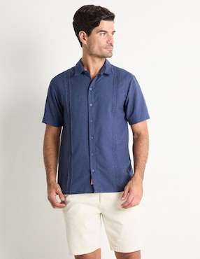 Guayabera Manga Corta Costavana Para Hombre