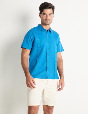 Guayabera Manga Corta Costavana Para Hombre