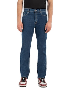 Jeans Straight Oggi Power Avatar Lavado Stone Wash Para Hombre