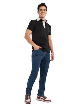 Jeans straight Oggi Jeans Power Avatar Stone lavado stone wash para hombre