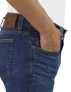 Jeans straight Innermotion 3377 deslavado para hombre