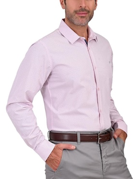 Camisa Casual Yale Manga Larga Para Hombre