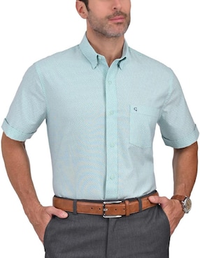 Camisa Casual Yale Manga Corta Para Hombre