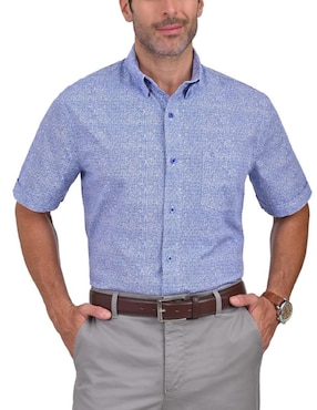 Camisa Casual Yale Manga Corta Para Hombre