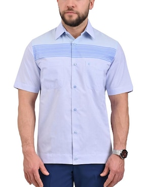 Camisa Casual Yale Manga Corta Para Hombre