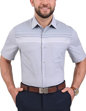 Camisa Casual Yale Manga Corta Para Hombre