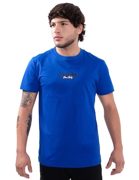 Playera Pavi Italy 04-5080Azr cuello redondo para hombre