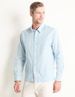 Guayabera Manga Larga Costavana Para Hombre