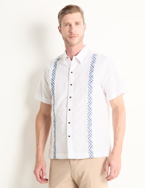 Guayabera Manga Corta Ábito Para Hombre