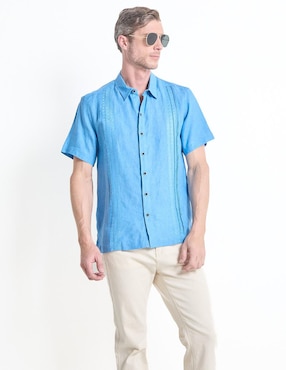 Guayabera Manga Corta Ábito Para Hombre