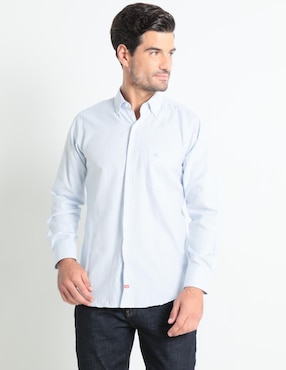 Camisa Casual Manchester Manga Larga Para Hombre