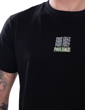 Playera Pavi Italy 04-5068n cuello redondo para hombre