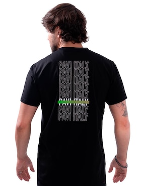 Playera Pavi Italy 04-5068n cuello redondo para hombre