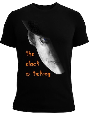 Playera Marëvnyk Naranja Mecánica Alex Delarge cuello redondo para hombre