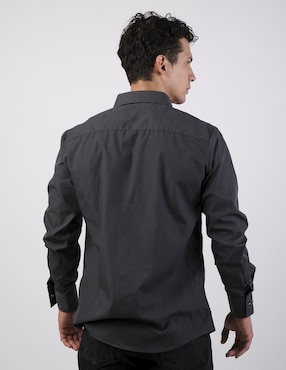 Camisa casual Cuaco manga larga para hombre