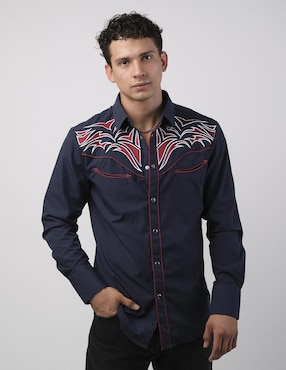 Camisa casual Cuaco manga larga para hombre