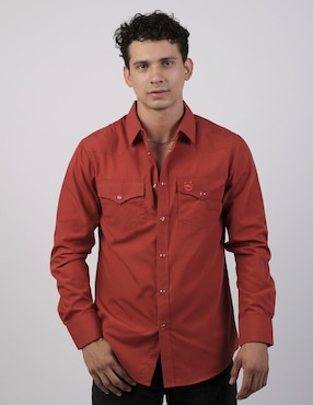 Imagen de producto Camisa casual Cuaco de algodón manga larga para hombre