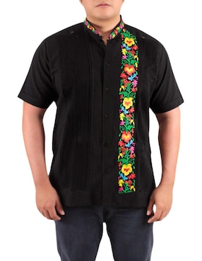 Guayabera manga corta Teya Artesanal para hombre