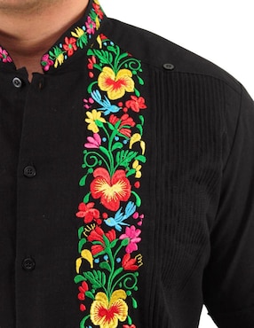 Guayabera manga corta Teya Artesanal para hombre