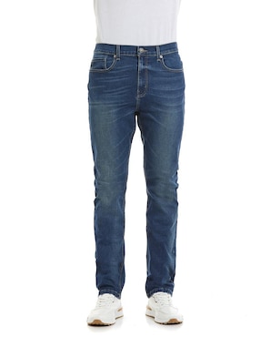 Jeans Straight Buffalo Jeans David Bitton Lavado Stone Wash Para Hombre