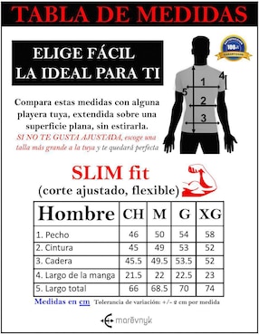 Playera Marëvnyk Alta Gama Slim Nightlife cuello redondo para hombre