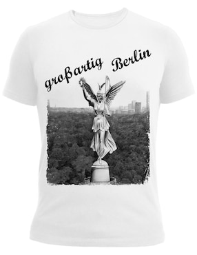 Playera Marëvnyk Alta Gama Gran Berlín Alemania cuello redondo para hombre