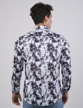 Camisa casual Benziny manga larga para hombre