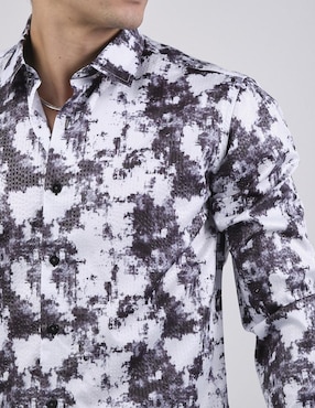 Camisa casual Benziny manga larga para hombre