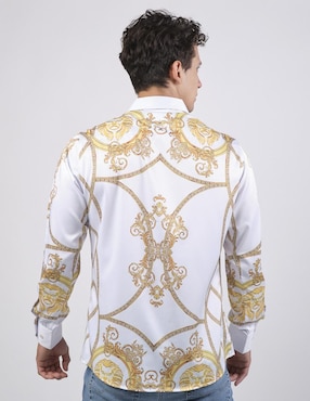 Camisa casual Benziny manga larga para hombre