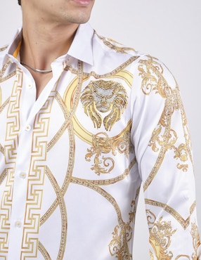 Camisa casual Benziny manga larga para hombre