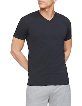 Set Camiseta Calvin Klein Cuello V Para Hombre