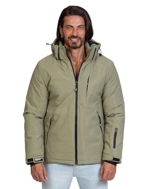 Chamarra Casual Be Good Miracle Impermeable Capucha Desmontable Para Hombre