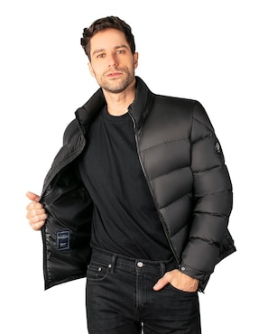 Chamarra acolchada Greenlander con capucha para hombre
