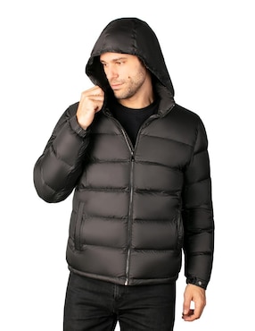 Chamarra acolchada Greenlander con capucha para hombre