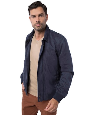 Chamarra casual Generra repelente al agua para hombre