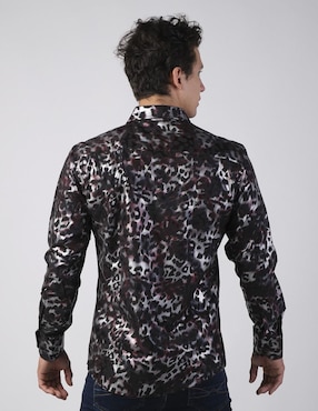 Camisa casual Benziny manga larga para hombre
