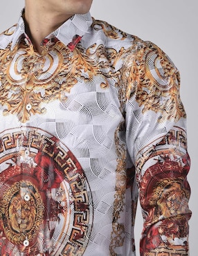 Camisa casual Benziny manga larga para hombre
