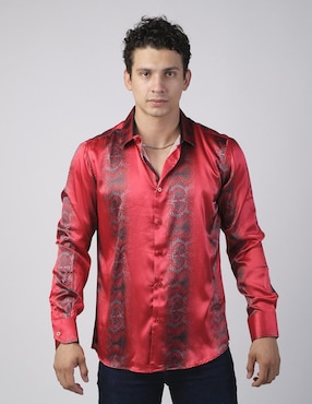 Camisa casual Benziny manga larga para hombre