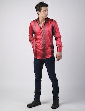 Camisa casual Benziny manga larga para hombre