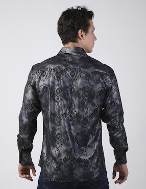 Camisa casual Benziny manga larga para hombre