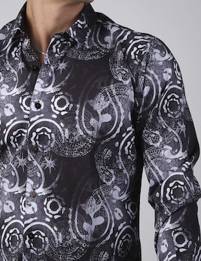 Camisa casual Benziny manga larga para hombre