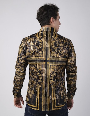 Camisa casual Benziny manga larga para hombre