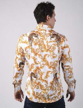 Camisa casual Benziny manga larga para hombre